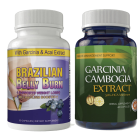 Garcinia Cambogia and Brazilian Belly Burn Combo Pack