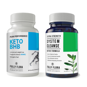 Fully Flora Keto BHB and System Cleanse Combo Pack