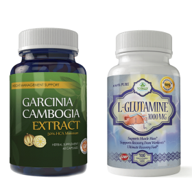 Garcinia Cambogia Extract and L-Glutamine Combo Pack