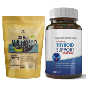 Night Slim Skinny Tea and Thyroid Support Combo Pack