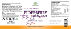 Black Elderberry Gummies Immune Booster with Vitamin C and Zinc (3 bottles)