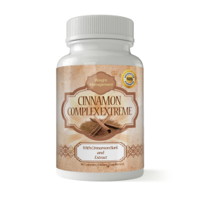 Cinnamon Bark Extract High-potency Dietary Supplement (90 Capsules)