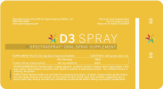 Vitamin D3 Oral Spray Vitamin by SpectraSpray