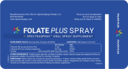 Folate Plus Oral Spray Vitamin by SpectraSpray