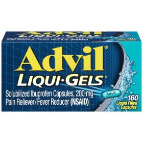 Advil Liqui-Gels Pain and Headache Reliever Ibuprofen Capsules;  200 mg;  160 Count