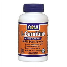 Now Pharmaceutical Grade L-Carnitine Fitnes Support, 3 Oz