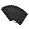 Respir-Shield‚Ñ¢ 100PCS - 3 PLY Black Non-Medical Disposable Face Masks;  Comfortable Elastic Ear loops Face Masks;  Breathable for Daily Protection A